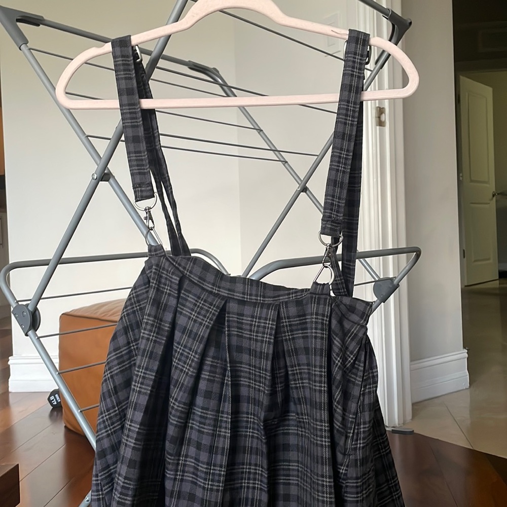 Dark grey and Black Skirt